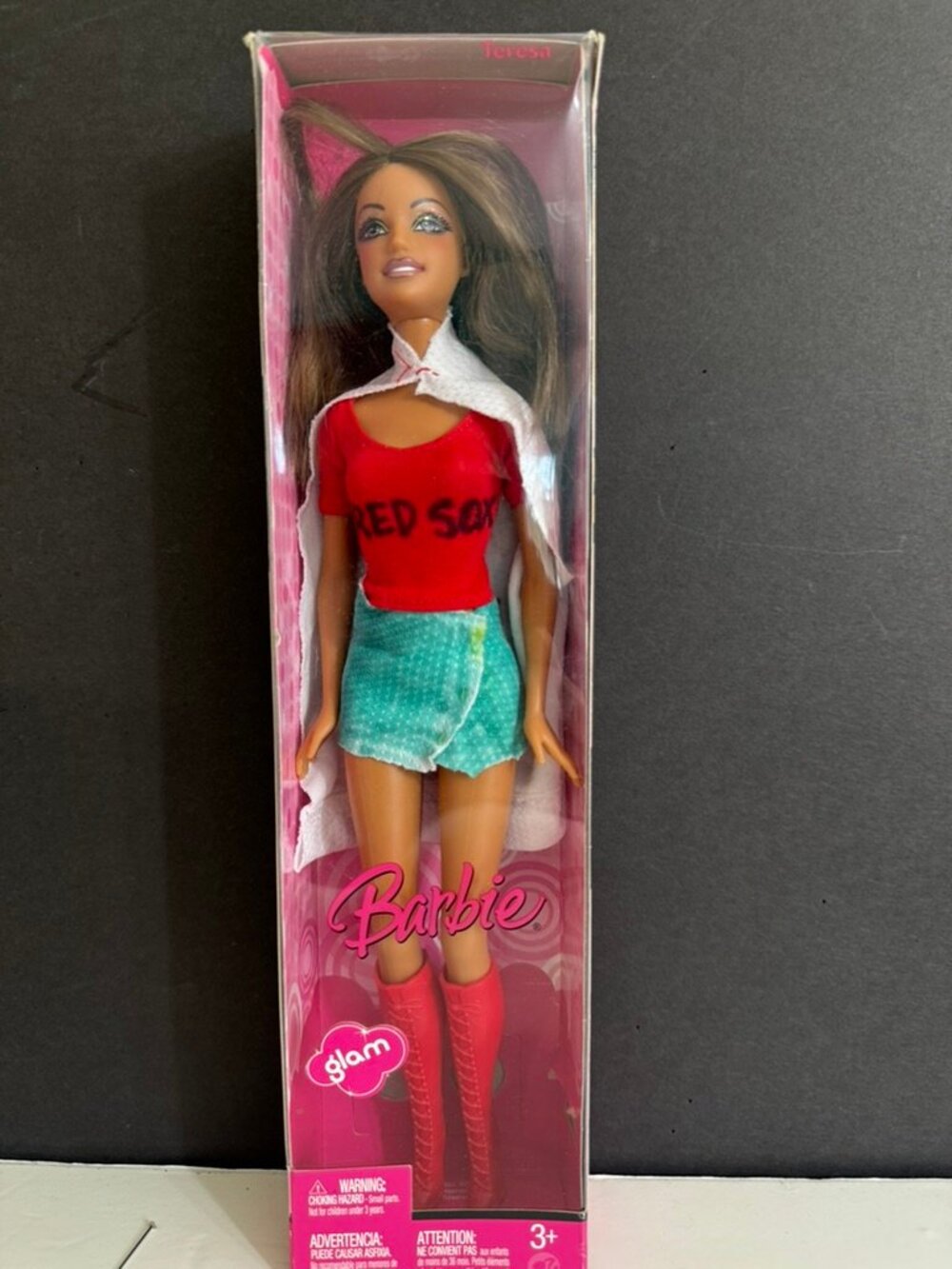 Glam Barbie Teresa - Original Box, Never Used, Custom Clothing, Brown Hair